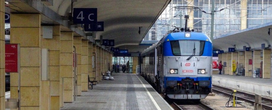 Zug in Wien