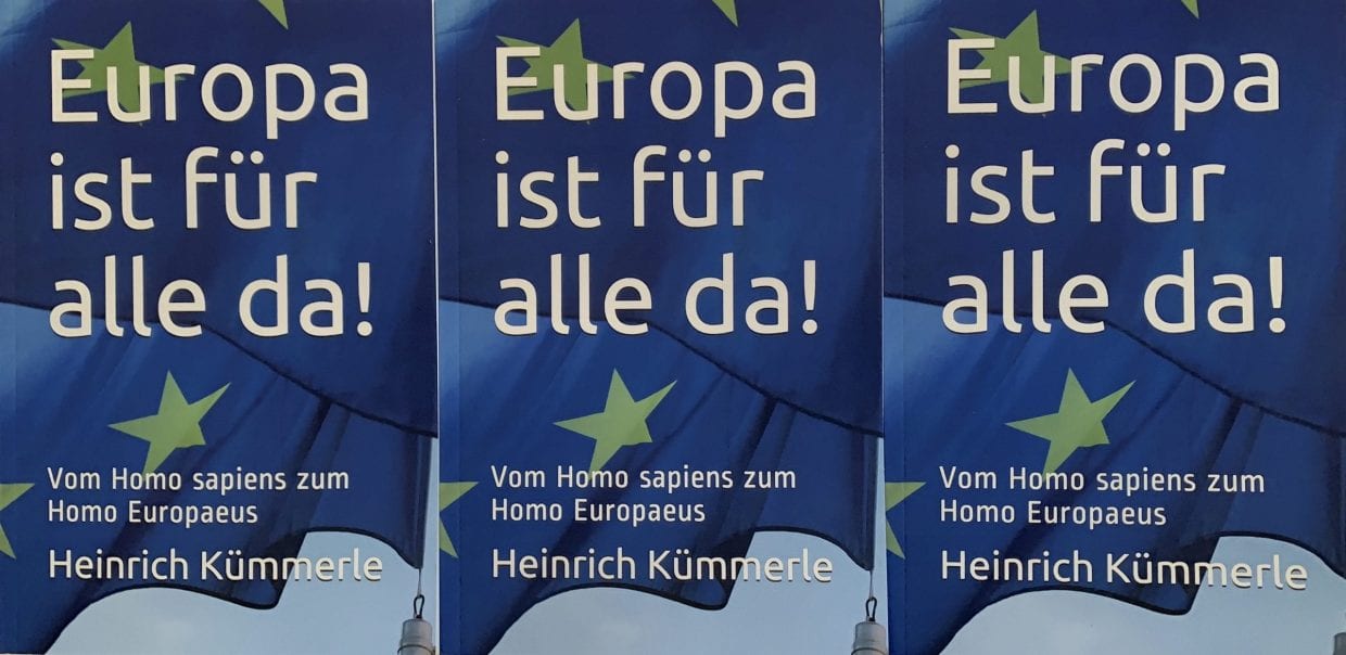 Drei Bucheinbände von Europa ist für alle da!