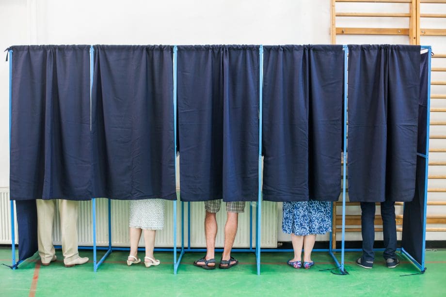 Wahlkabinen