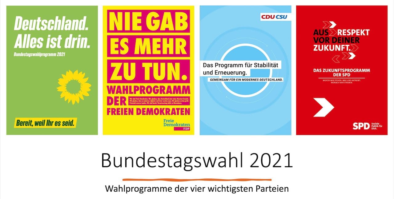 Partei- und Wahlprogramme