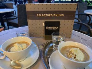 Affogato al caffè