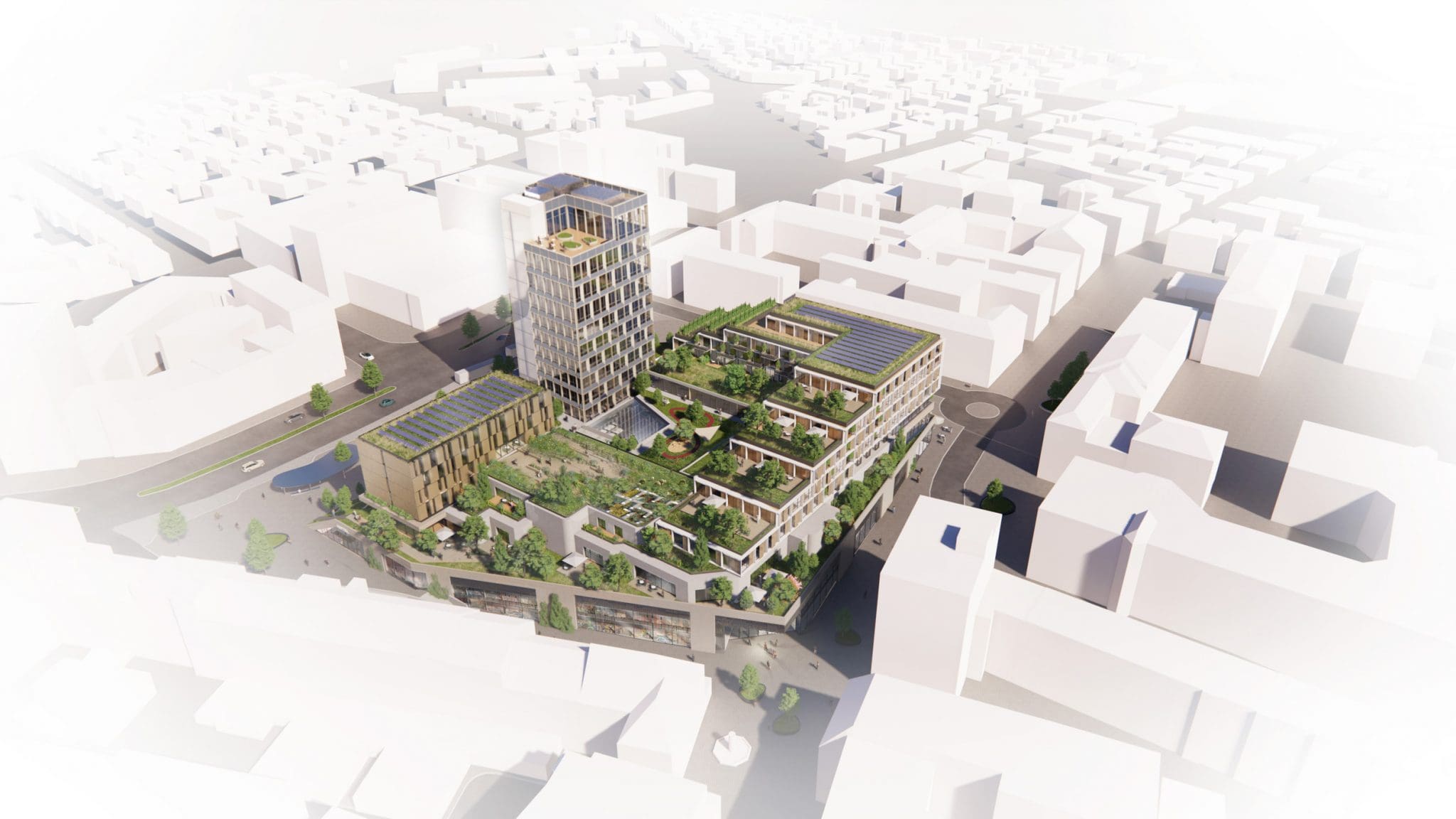 Überblick über neues Wollhaus