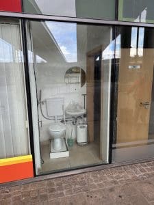 Toilette in Halle
