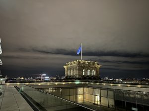Europaflagge auf dem Reichstag